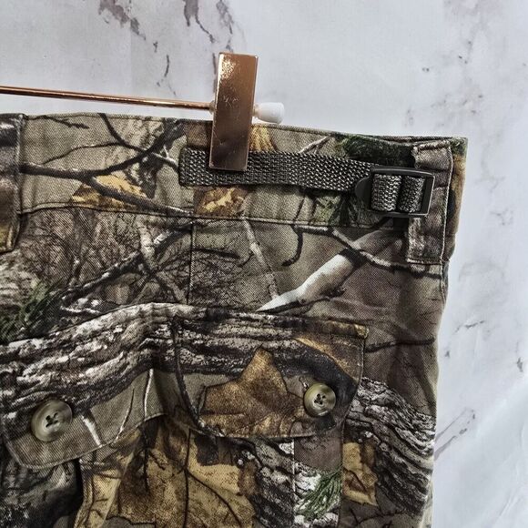 Game Winner Pants Womens XL X 30 Camo Hunting Realtree Woodland Oak Pine Forest - Picture 10 of 11